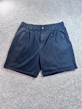 Greg Norman Collection Black Cotton Shorts Waist 36